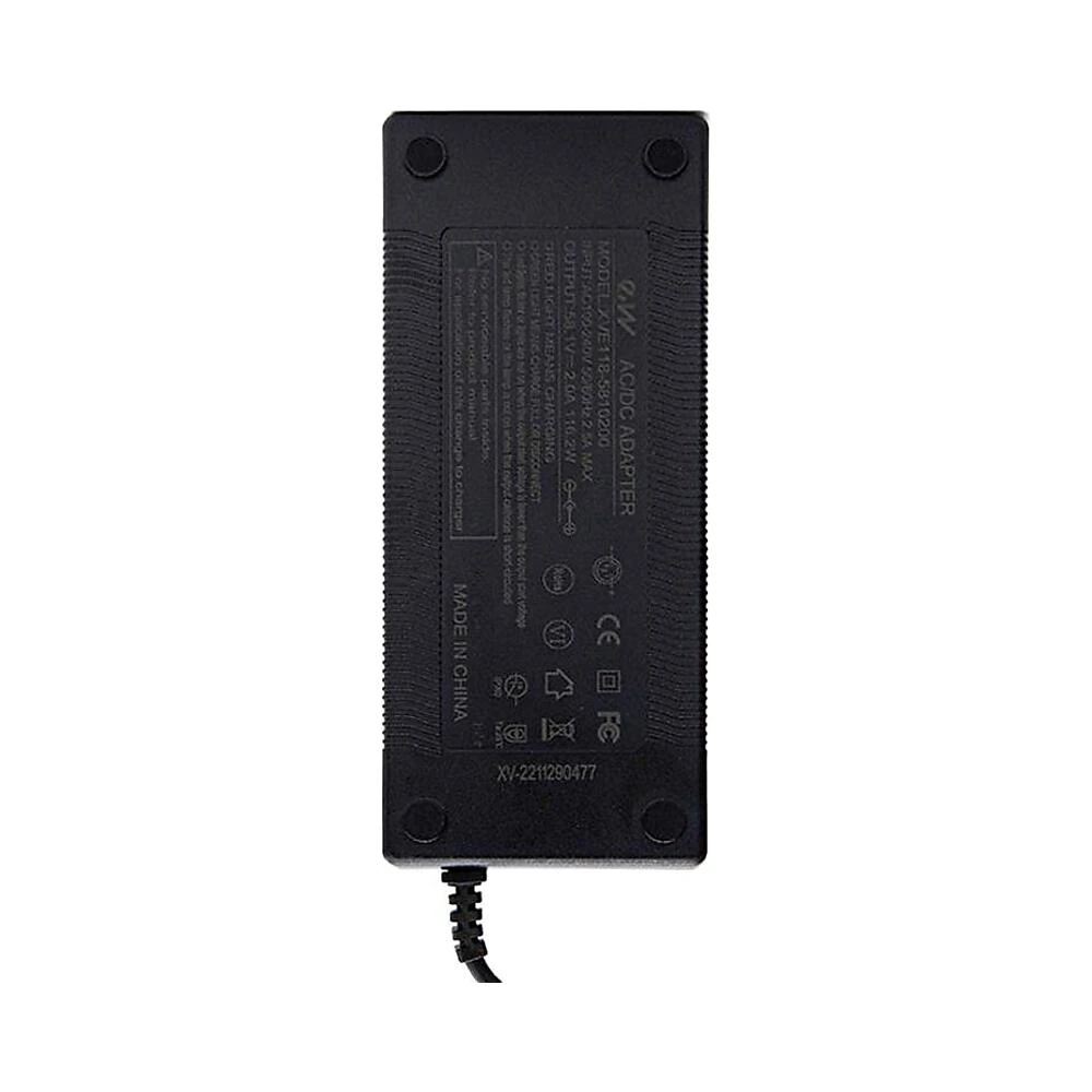 Cargador Premium 52V Salida 58 8V 2A Conector Gx16 Para Patinete Electrico Dualtron Mini: primer plano y acabado de excele...