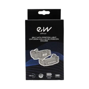 Cinturón de Seguridad con Luces LED Recargables EWL010 para Patinete, Bicicleta - detalle visual
