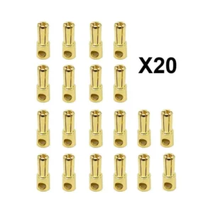 Conector Banana 5.5mm para Patinete Dualtron Pack 20 Macho - vista del producto