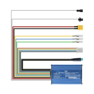 Controladora 48V 15A 500W A Deslimitable Para Smartgyro No Homologado Crossover: primer plano de los puntos de colocación.