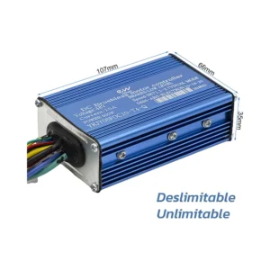 Controladora 48V 15A 500W A Deslimitable Para Smartgyro No Homologado Crossover: vista de cerca demostrando su acabado pro...