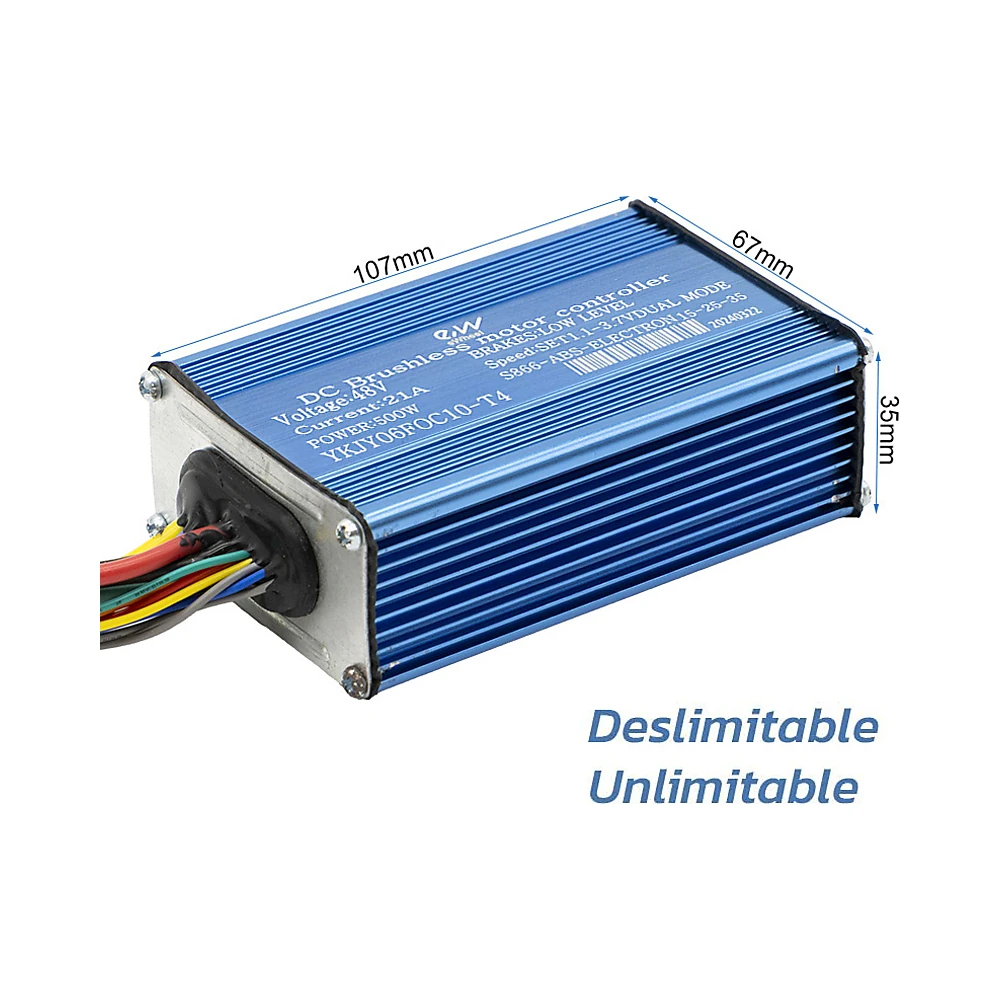 Controladora 48V 15A 500W A Deslimitable Para Smartgyro No Homologado Crossover: ángulo visual y acabado de estándar profe...