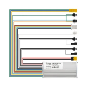 Controladora 52V 25A 1200W A Con Display Lcd Qs S4 Kyesang Para Patinete Electrico: enfoque constructivo demostrando su ac...