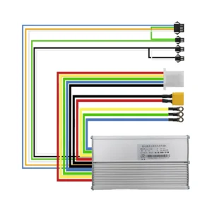 Controladora Jp 52V 37A 1600W B Delantera Con Display Lcd Jp Para Patinete Electrico: enfoque constructivo demostrando su ...