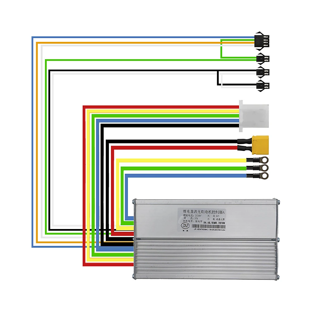 Controladora Jp 60V 37A Delantera Dual Motor Para Patinete Electrico: perfil de materiales para mayor resistencia al desga...