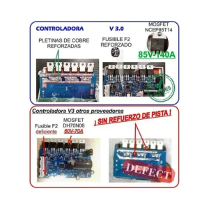 Controladora V3 36V 350W Para Patinete Electrico Xiaomi 1S Essential Pro Y Pro 2: acabado de acabado profesional en detall...