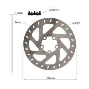 Disco de Freno Original 5H 140mm para Patinete Xiaomi Mi4 - vista del producto