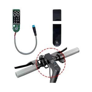 Display Con Doble Conector De Freno Para Patinete Electrico Xiaomi 1S Essential Y Pro 2: vista de cerca demostrando su exc...