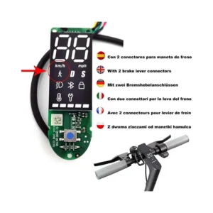 Display Con Doble Conector De Freno Para Patinete Electrico Xiaomi 1S Essential Y Pro 2: ángulo visual de los puntos de en...