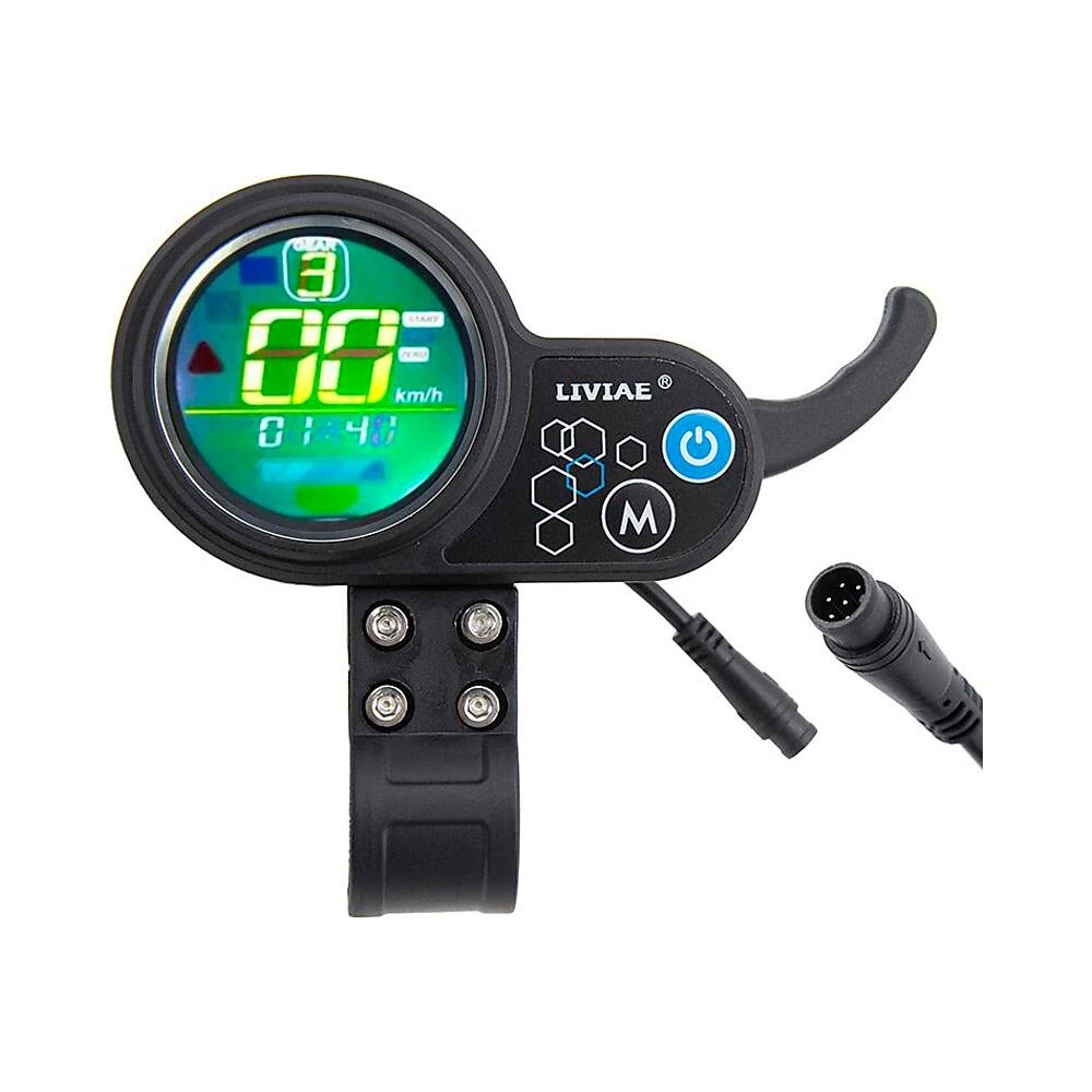 Display Liviae 6 Pines Con Acelerador De Indice Para Patinete Electrico: aspecto excepcional para renovación de VMP.
