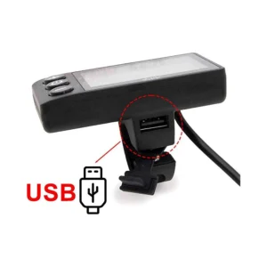 Display S866 Con Conector Waterproof Y Puerto Usb Para Patinete Electrico: ángulo visual adicional de solidez.