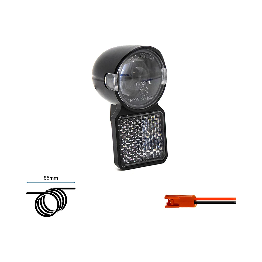 Faro Delantero Smartgyro Rw Evo Y Rw Pro Evo Para Patinete Electrico: cotas para un colocación preciso.