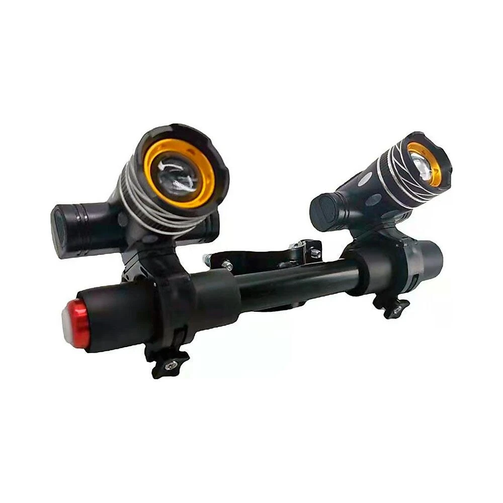Faros Led Recargables Con Soporte De Manillar Para Patinete Electrico: componente destacado por su solidez a largo plazo.