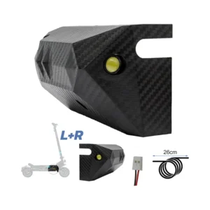 Focos Laterales Delanteros con Carcasa para Patinete SmartGyro Max2 - detalle visual