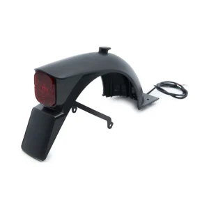 Guardabarros Trasero Con Luz Negro Para Patinete Electrico Ninebot E2 Y E2 Plus: accesorio listo para el fijación en tu pa...