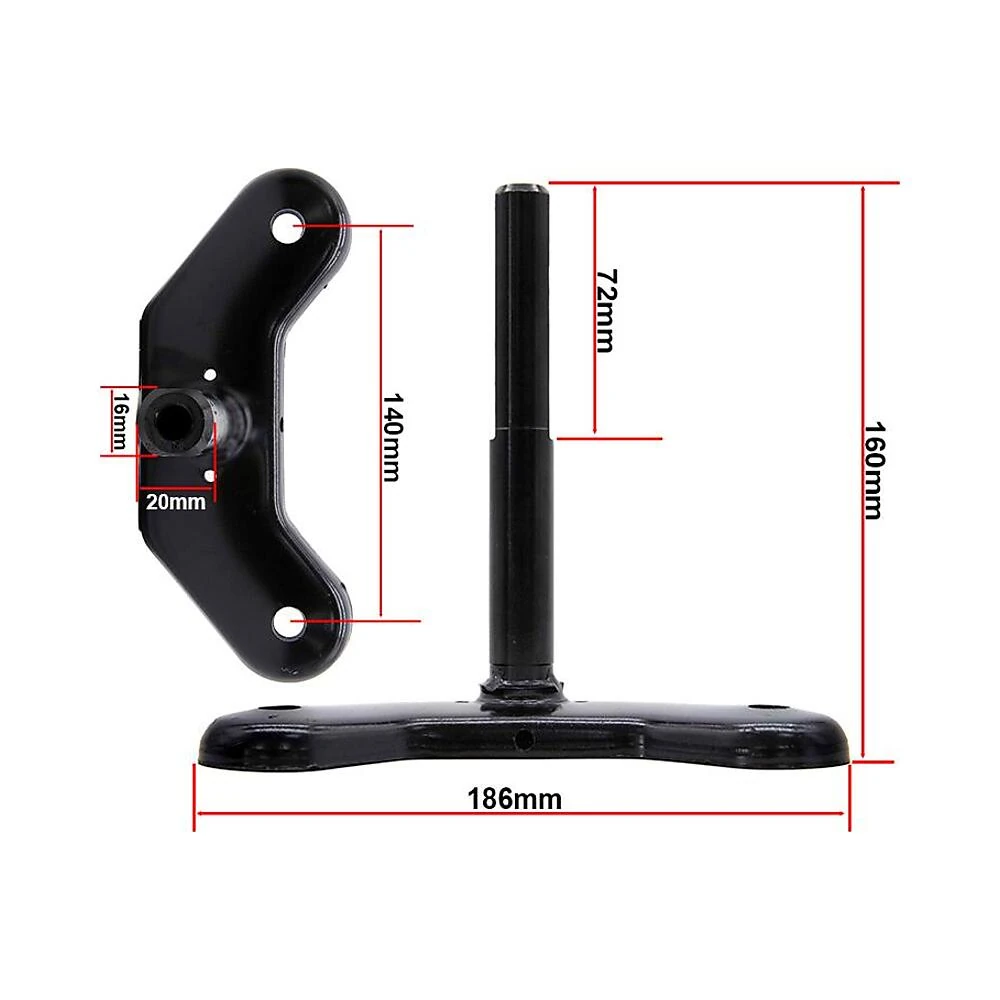 Horquilla delantera para patinete smartgyro speedway: perspectiva de colocación en VMP.