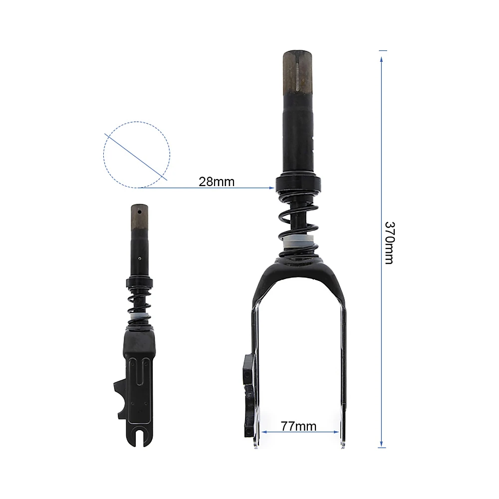 Horquilla Delantera Para Patinete Electrico Ninebot F2 Y F2 Pro: perspectiva técnica adicional de solidez.
