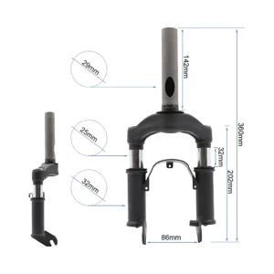 Horquilla Delantera Para Patinete Electrico Niu Kqi100: conjunto de excelente resistencia revisado.