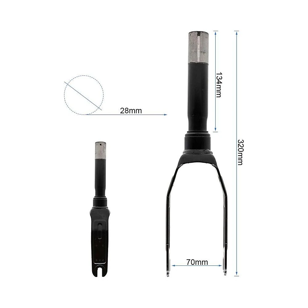 Horquilla Original Para Patinete Electrico Xiaomi Mi3 Lite: cotas para un acoplamiento preciso.