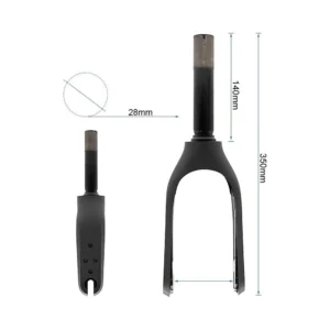 Horquilla Original Para Patinete Electrico Xiaomi Mi4 Pro 1St Gen: cotas para un acoplamiento preciso.