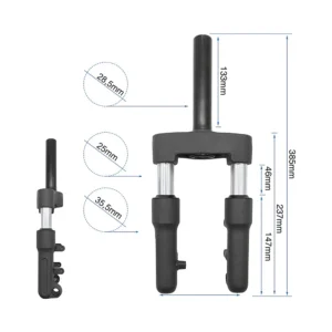 Horquilla Original Para Patinete Electrico Xiaomi Mi5 Max: parte esencial completo preparado para el rodaje.
