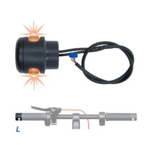 Intermitente Izquierdo de Puño 9V Original para Patinete Ninebot Max G2
