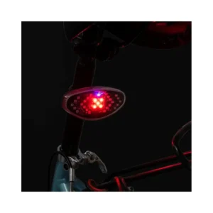 Intermitente Trasero Recargable con Bluetooth para Patinete y Bicicleta - acabado del producto