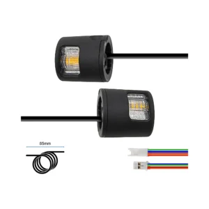 Intermitentes Delanteros Smartgyro Rw Evo Y Rw Pro Evo Pack 2 Para Patinete Electrico: ángulo visual adicional de solidez.