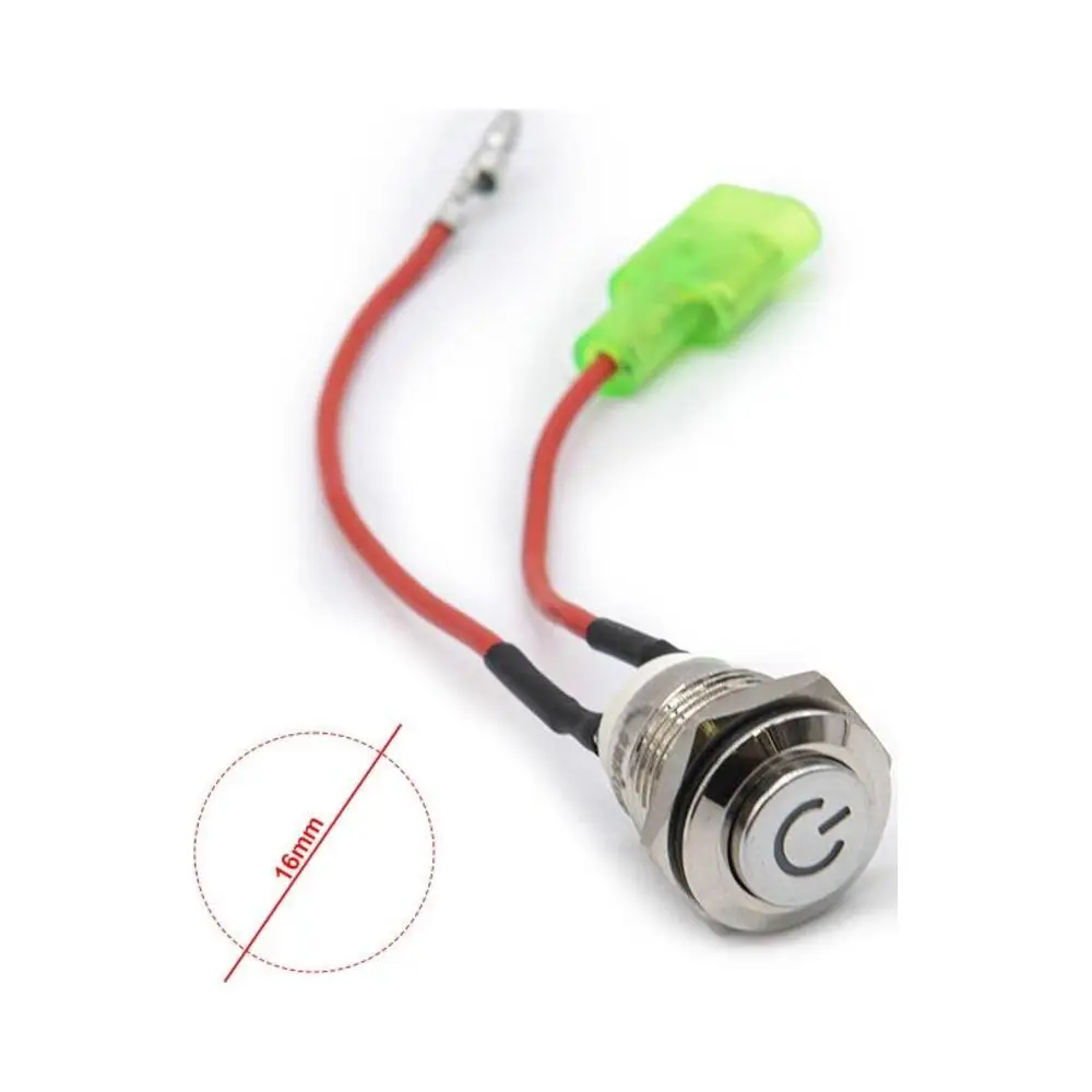 Interruptor Minimotors 16mm para Patinete Eléctrico - vista del producto