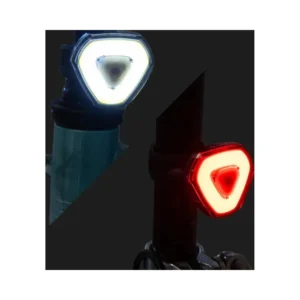Juego de Luces LED Frontal y Trasera Alta Potencia para Patinete y Bicicleta - acabado del producto
