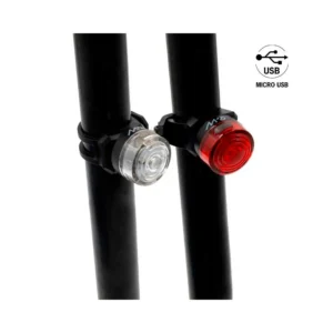 Juego de Luces LED Frontal y Trasera Recargables para Patinete - vista principal