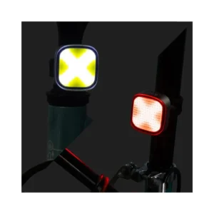 Juego de Luces Recargables Alta Potencia para Patinete y Bicicleta - vista del producto