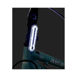 Juego De Luces Led Delantera Y Trasera Recargables Ewl002 De Alta Potencia: vista de cerca demostrando su excelente resist...