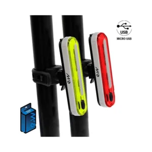 Juego De Luces Led Delantera Y Trasera Recargables Ewl002 De Alta Potencia: componente listo para el colocación en tu pati...