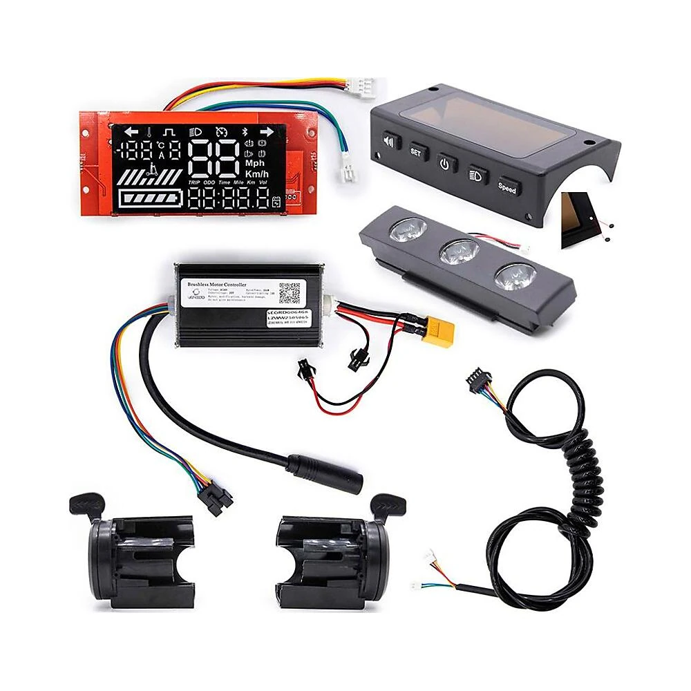 Kit Electronica Kc10 36V 14A 350W Para Kugoo S1 Nuevo Modelo: acabado de materiales seleccionados en detalle visual.