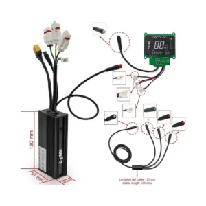 Kit Electrónica KC4 48V 25A 1200W Cecotec para Patinete Bongo Z con Conector XT90 - vista adicional