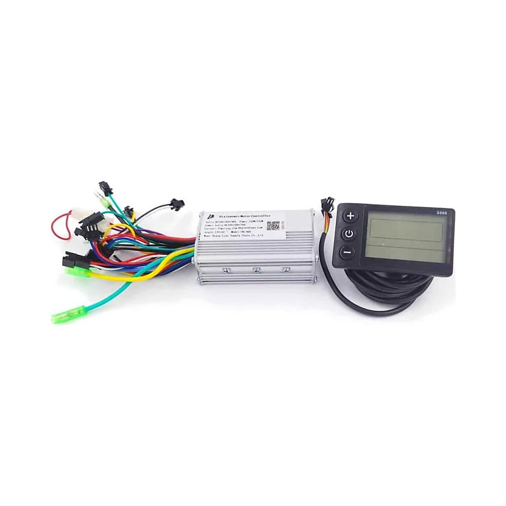 Kit Electronica S886 24V 36V 48V 13A 250W 350W 500W Para Patinete Electrico: perspectiva de montaje en VMP.