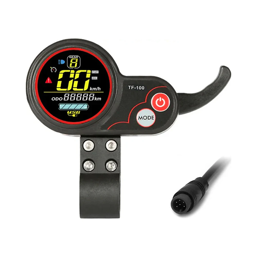 Kit Electronica Tf 100 36V 48V 20A 500W 800W Para Patinete Electrico: cotas para un ensamblaje preciso.