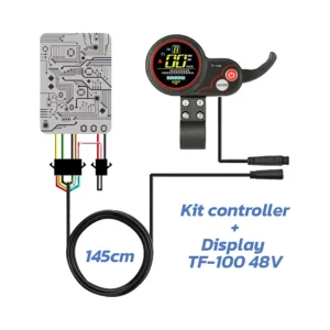 Kit Electronica Tf 100 36V 48V 20A 500W 800W Para Patinete Electrico: aspecto estructural y acabado de materiales seleccio...