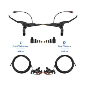 Kit De Freno Hidraulico Negro A5 D Delantero L Trasero R Nutt: perspectiva de ensamblaje en VMP.
