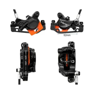 Kit Freno Hidraulico Negro A5 D Delantero Nutt: perspectiva técnica y acabado de materiales seleccionados.
