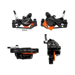 Kit Freno Hidraulico Negro A5 D Delantero Para Patinete Electrico Nutt: vista de cerca de proporciones y medidas.