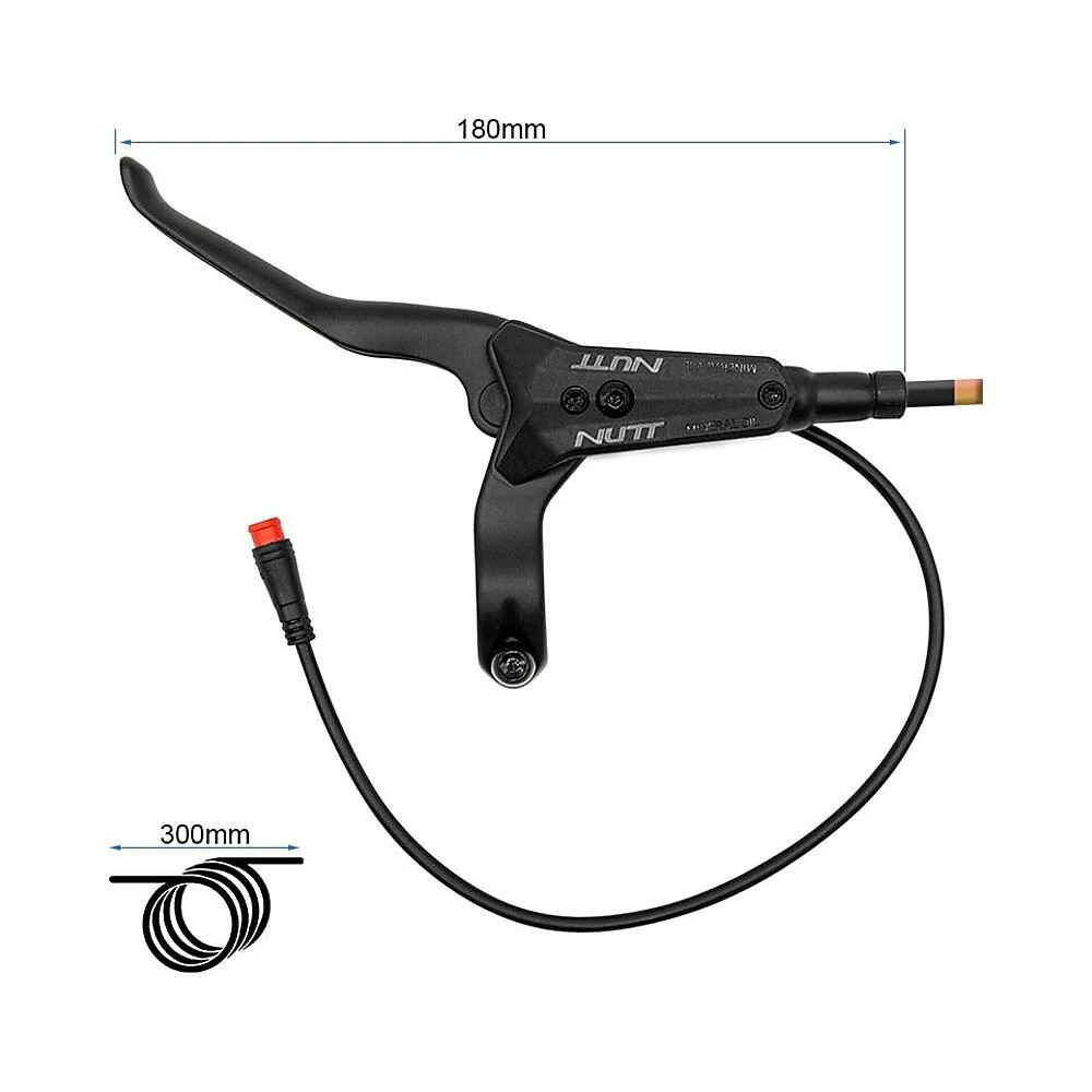 Kit Freno Hidraulico Negro A5 D Trasero Nutt: acabado de estándar profesional en detalle visual.