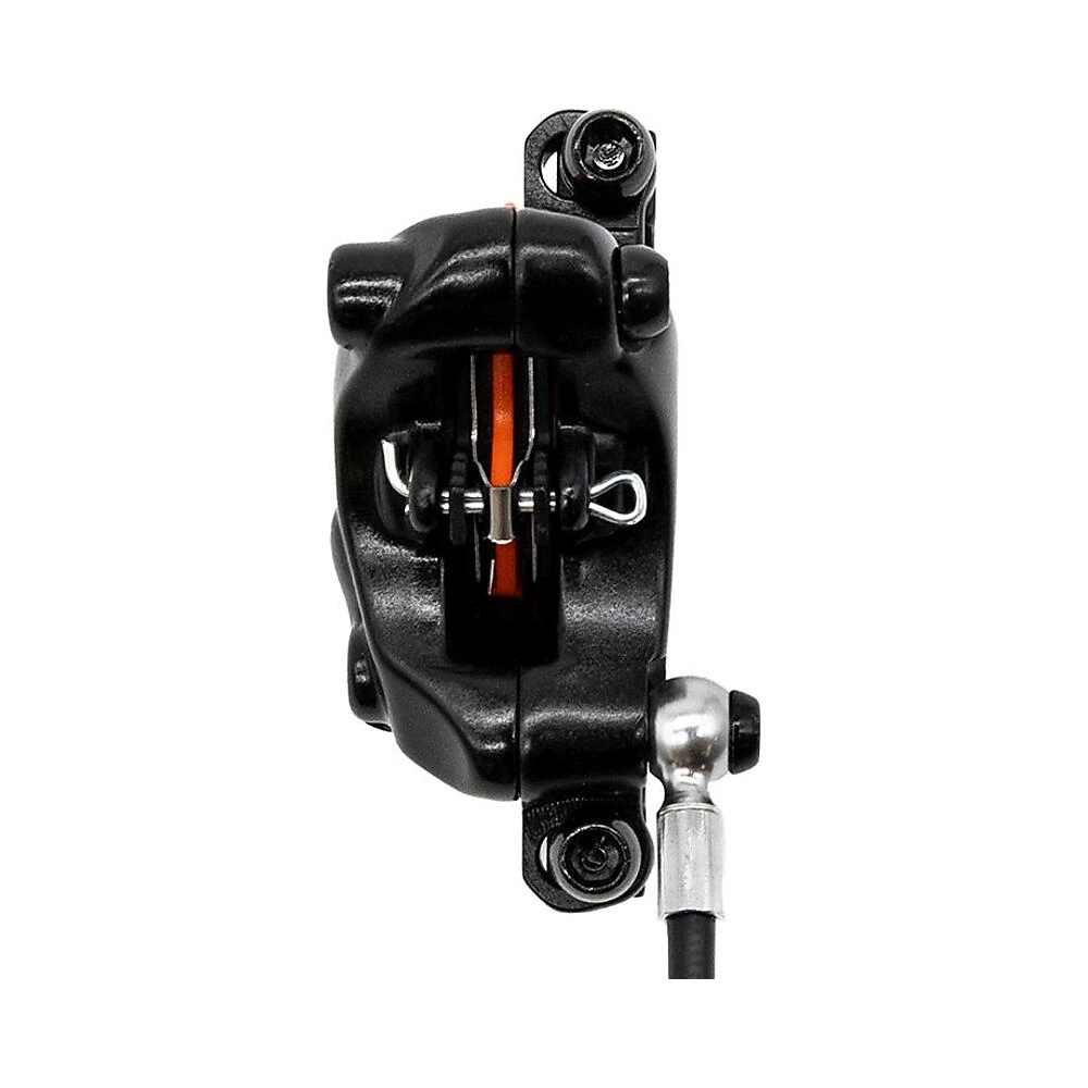 Kit Freno Hidraulico Negro A5 D Trasero Nutt: primer plano y acabado de calidad superior.