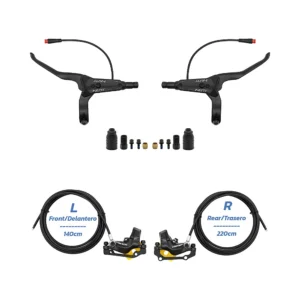 Kit De Freno Hidraulico Negro Y5 Delantero L Trasero R Nutt: perfil de materiales para mayor aguante estructural.