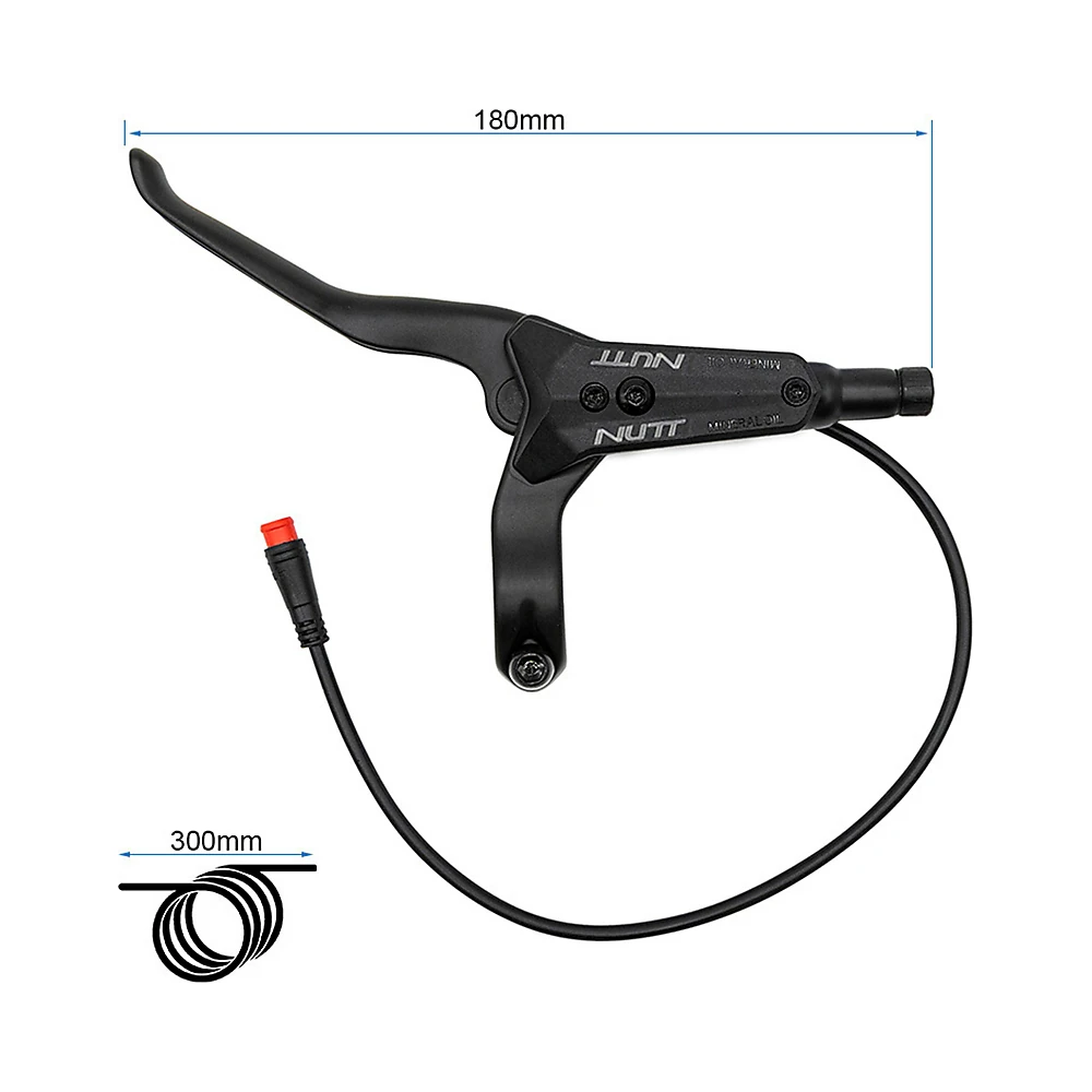 Kit De Freno Hidraulico Negro Y5 Delantero L Trasero R Nutt: acabado de estándar profesional en detalle visual.