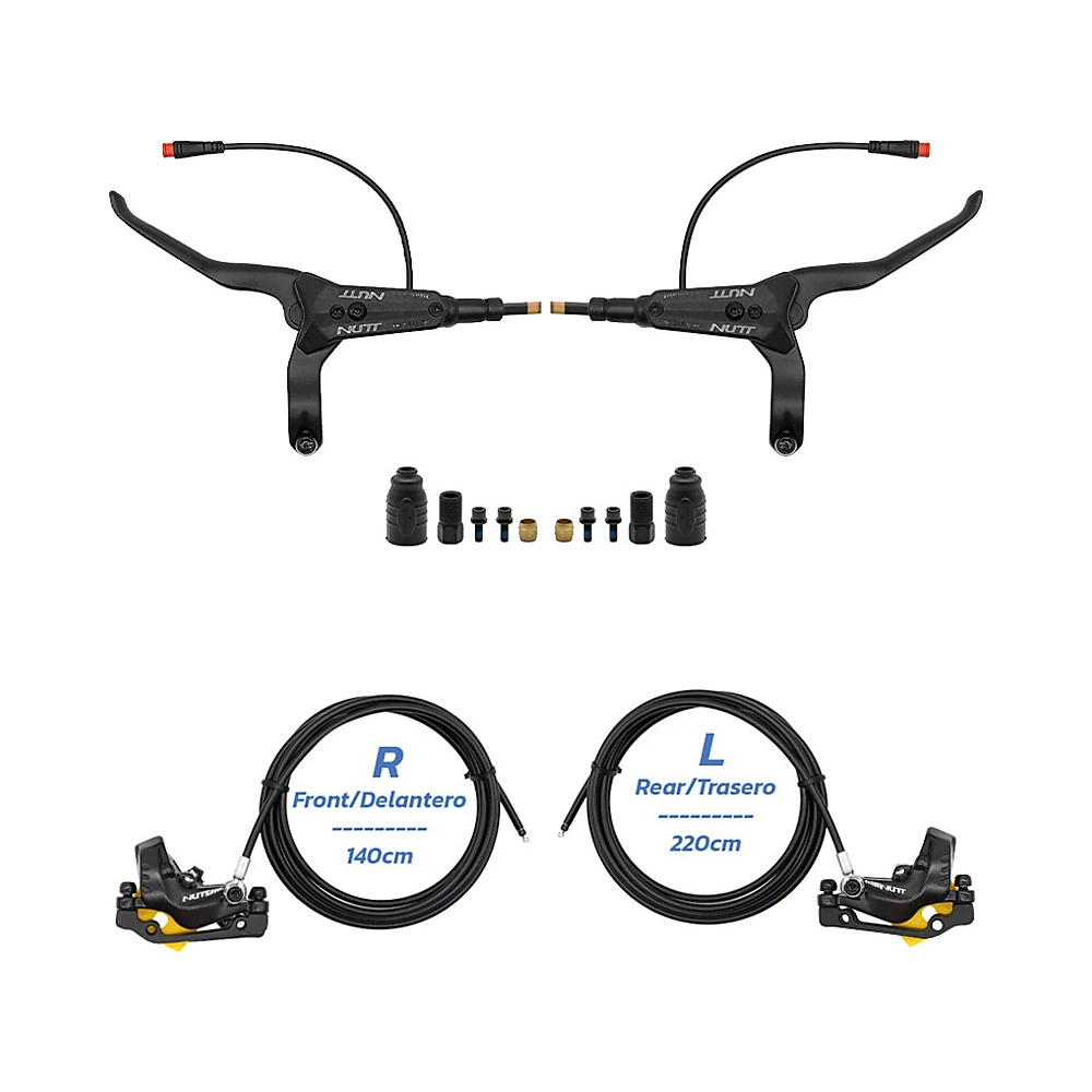 Kit De Freno Hidraulico Negro Y5 Delantero R Trasero L Nutt: especificaciones y estándar profesional.