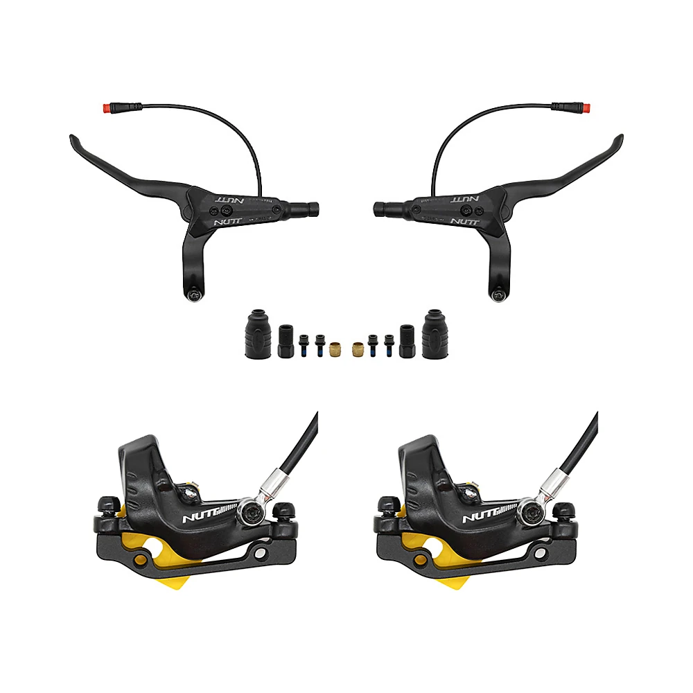 Kit De Freno Hidraulico Negro Y5 Delantero R Trasero R Nutt: parte esencial destacado por su aguante estructural.