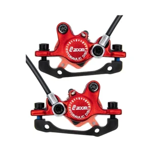 Kit De Freno Hidraulico Rojo Cr 3 Delantero L Trasero R Zoom: diseñado para un ensamblaje funcional.