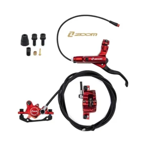 Kit De Freno Hidraulico Rojo Cr 3 Delantero R Trasero R Zoom: aspecto estructural y acabado de calidad superior.